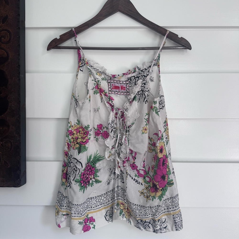 (EUC) Johnny Was Silky Tank S 💐